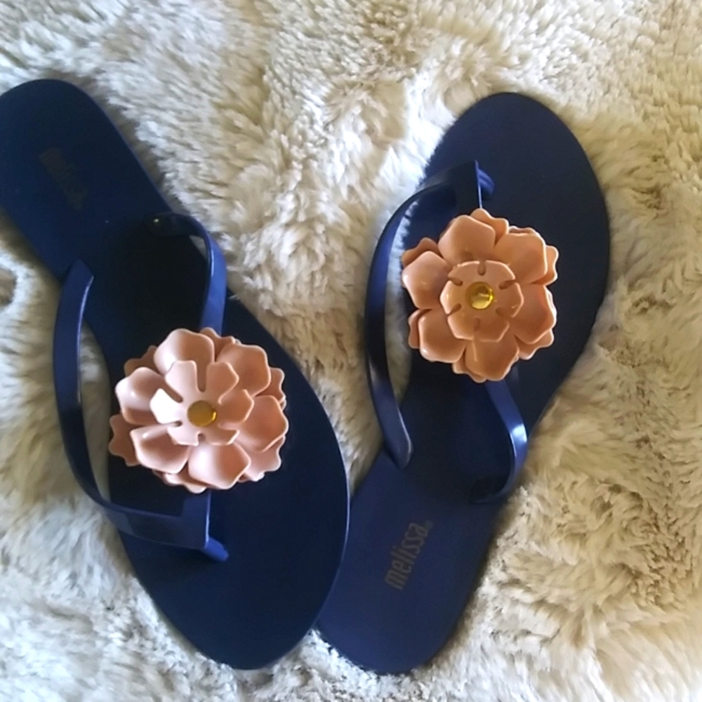 NOT AVAILABLE. Melisa Rose Petal Sandals